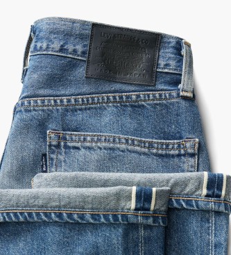 Levi's Jeans Made in Japan Rechte Jeans Selvedge Plank blauw