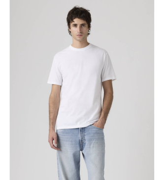 Levi's Set om 2 T-shirts vit, gr�, �tsittande