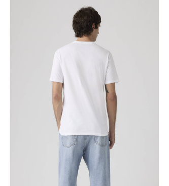 Levi's Set om 2 T-shirts vit, gr�, �tsittande