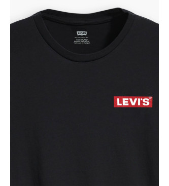 Levi's Lot de 2 T-Shirts graphiques noir, blanc