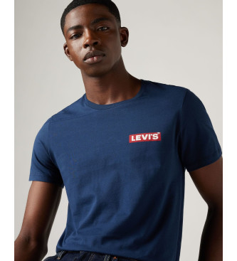 Levi's St med 2 grafiske T-shirts navy, hvid