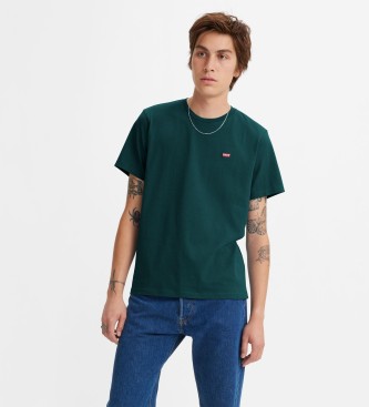 Levi's Klasyczna koszulka Housemark w kolorze zielonym