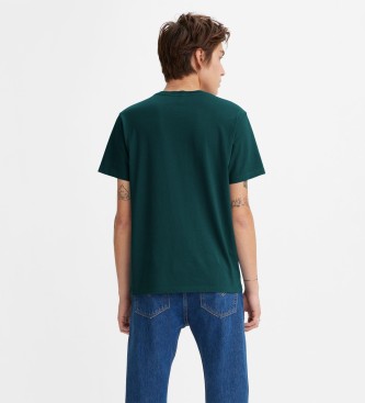 Levi's Klasična majica Housemark zelena