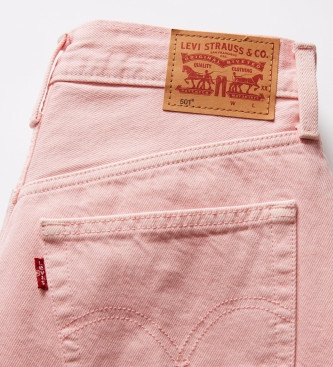 Levi's 501 Pantaloncini rosa originali