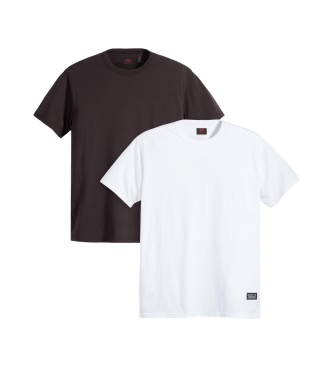 Levi's Set van 2 skateboard T-shirts wit, zwart