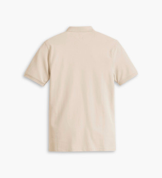 Levi's Slim Housemark beige polo shirt