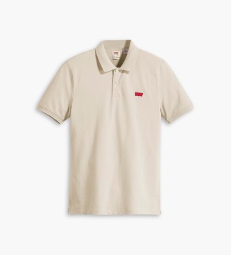 Levi's Slim Housemark beige polo shirt