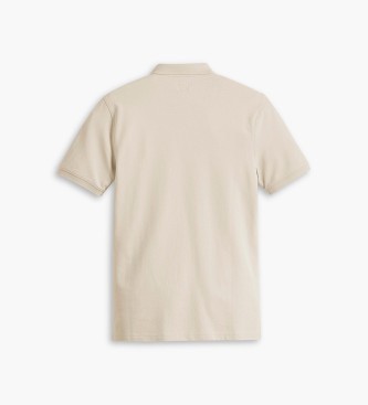 Levi's Slim Housemark beige polo shirt