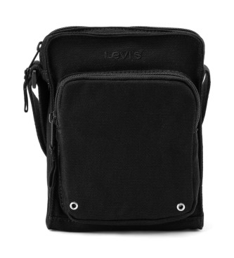 Levi's NS Bolsa de ombro com fecho de correr preta