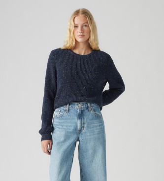 Levi's Maglione con fiocchi di neve blu scuro