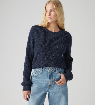 Levi's Maglione con fiocchi di neve blu scuro