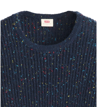 Levi's Maglione con fiocchi di neve blu scuro