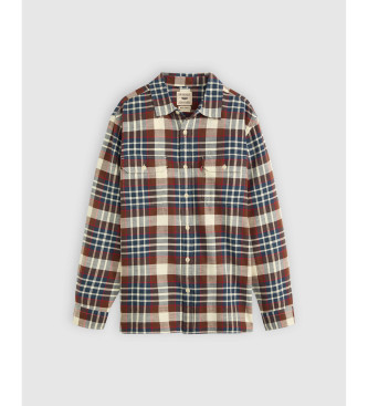 Levi's Jackson Worker overshirt brun, bl