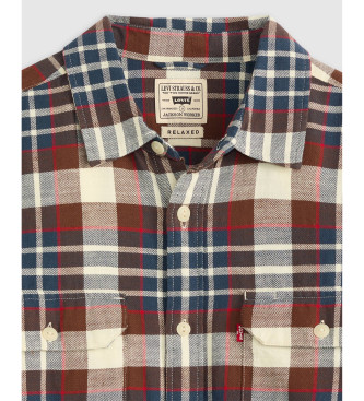 Levi's Jackson Worker overshirt brun, bl