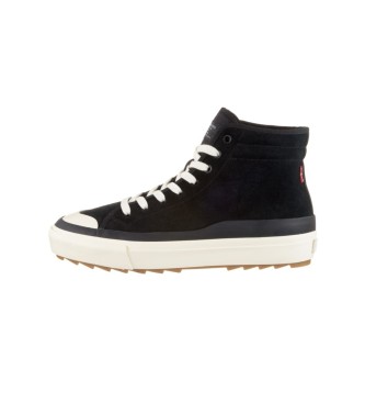 Levi's Square Ripple Mid 2.0 leather sneakers black