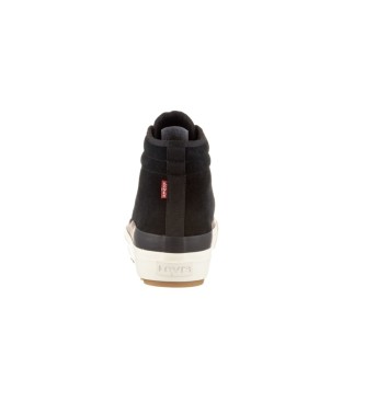 Levi's Zapatillas de piel Square Ripple Mid 2.0 negro