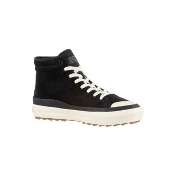 Levi's Square Ripple Mid 2.0 leather sneakers black