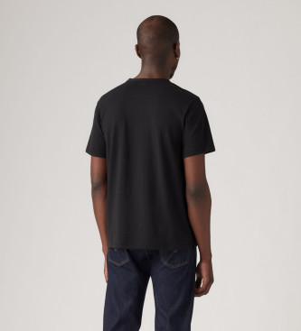 Levi's Henley T-shirt svart