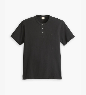 Levi's Camiseta Henley negro