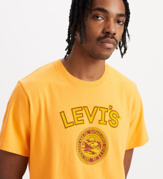 Levi's Relaxed T-shirt geel