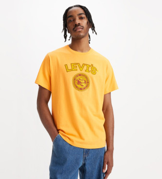 Levi's Entspanntes T-shirt gelb