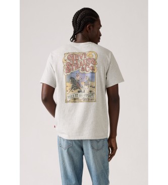 Levi's Maglietta grigia vestibilit rilassata