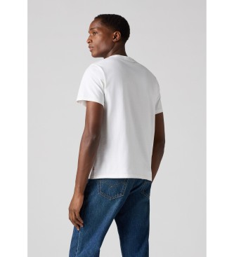 Levi's T-shirt bianca stampata con vestibilit ampia