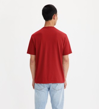 Levi's T-shirt Fit Loose Fit Vermelho