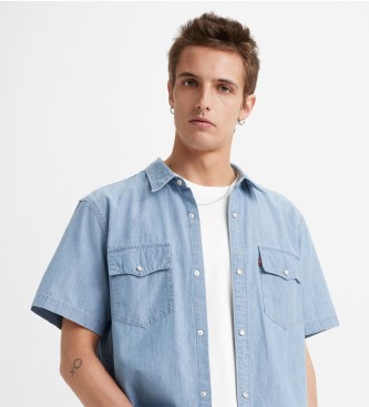 Levi's Camicia western blu dal taglio rilassato