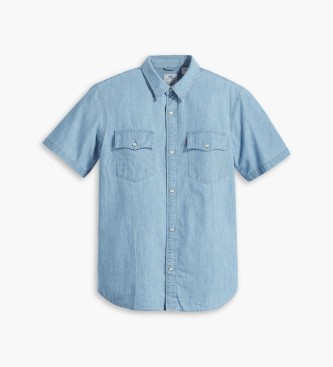 Levi's Camicia western blu dal taglio rilassato