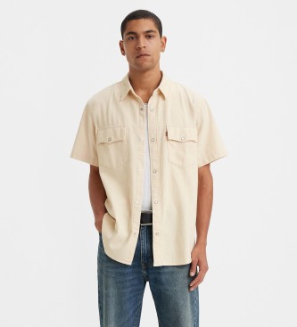 Levi's Camisa Western Relaxed Fit beige