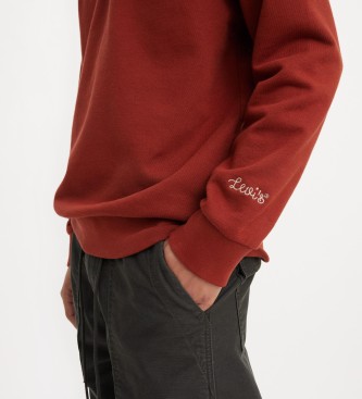 Levi's Standard fit printed sweatshirt red