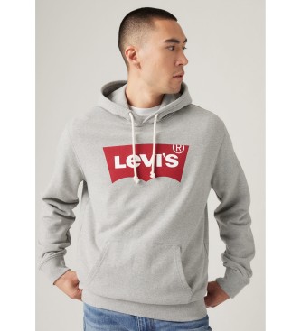 Levi's Casaco com capuz grfico standard cinzento