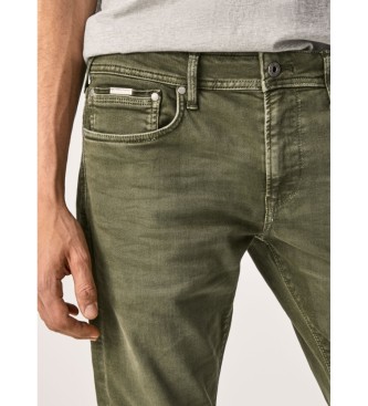 Pepe Jeans calças verdes Stanley