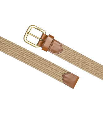 Levi's Stretch Woven beige leather belt