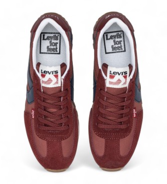 Levi's Sneakers in pelle Maroon Stryder Red Tab