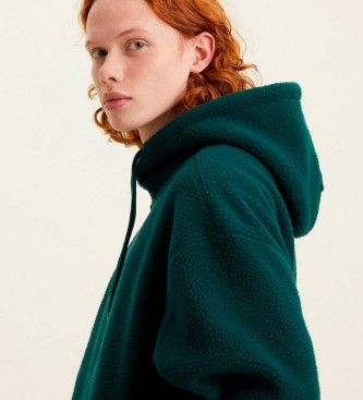 Levi's Functional hoodie Sherpa green