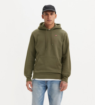 Levi's Felpa con cappuccio verde originale Housemark