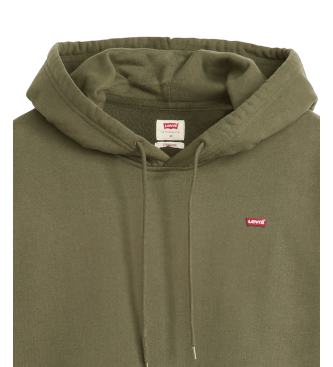 Levi's Felpa con cappuccio verde originale Housemark