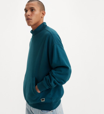 Levi's Skateboarding turtleneck sweatshirt blue