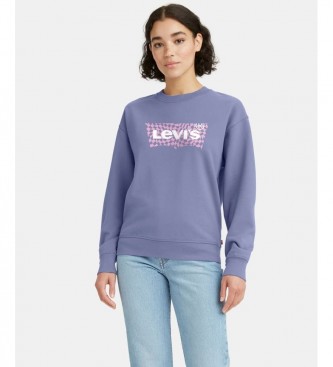 Levi's Camisola com padrão gráfico lilás