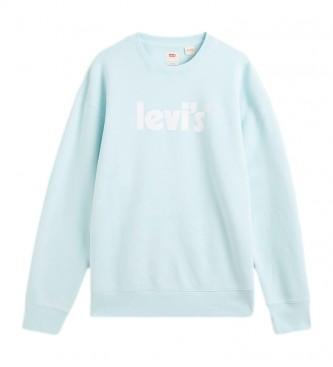 Levi's Sweat-shirt Relaxed Crew bleu clair 