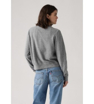 Levi's Superweiche Strickjacke grau