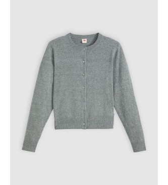Levi's Superweiche Strickjacke grau