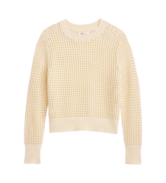 Levi's Jersey de manga Larga Superbloom Crochet beige  