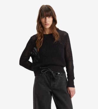 Levi's Superbloom Pull en crochet noir