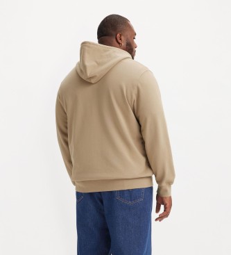 Levi's Beige zip-up sweatshirt