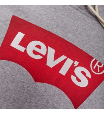 Levi's Casaco com capuz grfico standard cinzento