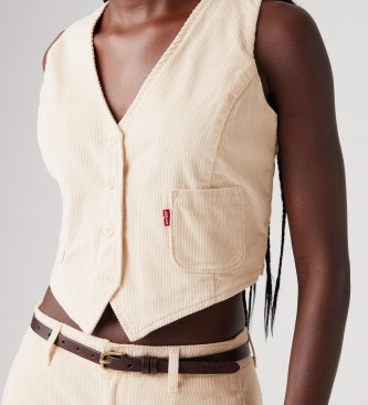 Levi's Gilet aderente beige