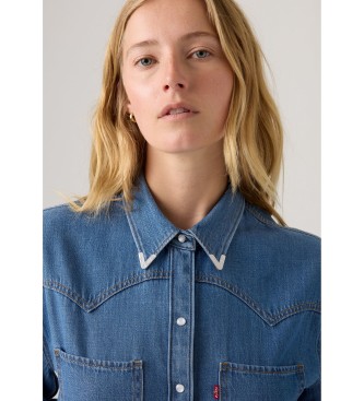 Levi's Teodora Western Overhemd blauw
